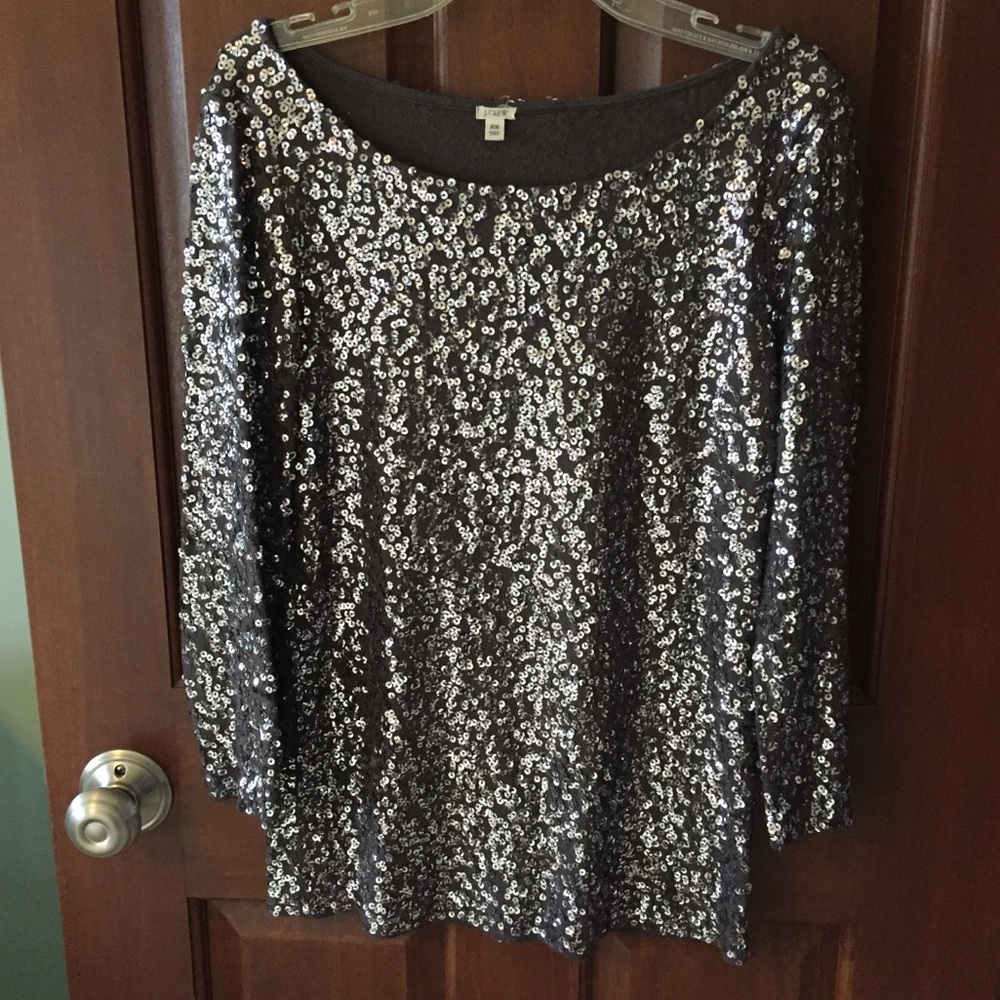 Sparkly j crew top!